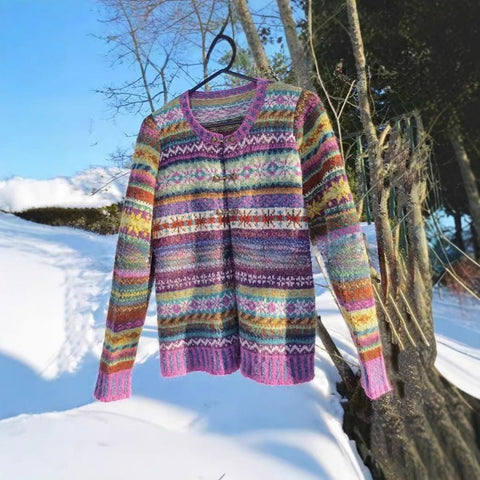 New cardigan knitted jacket women's clothing early spring and autumn source work m301722