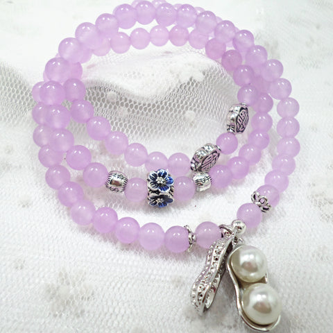 Natural stone crystal bracelet female Wangfu stone agate garnet m3331298