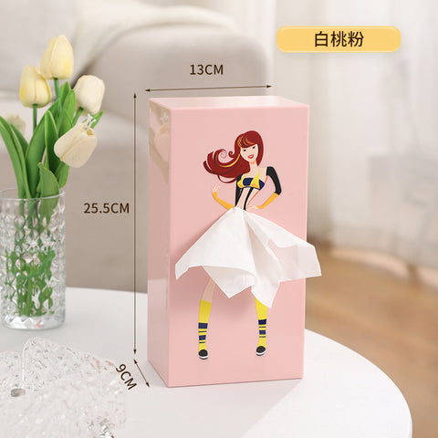 Paper storage box Home living room Dining table Modern simple multi-functional paper box m5010684