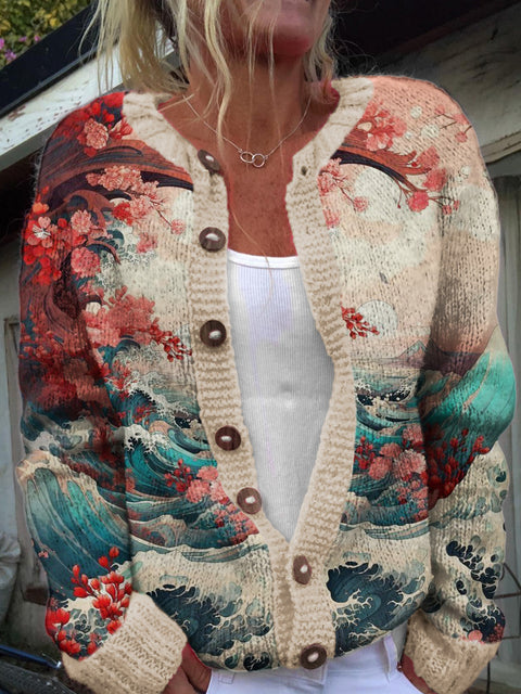 New 3D digital printing cardigan jacket women's clothing m301669