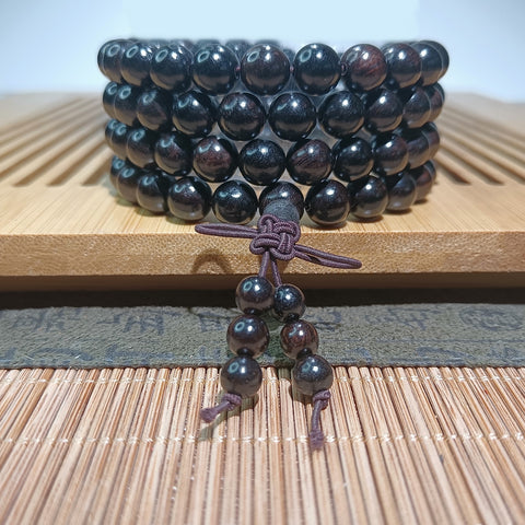 Guofeng 108 bracelets, sandalwood bead bracelets, various handheld Chinese knot rosary beads m3331293