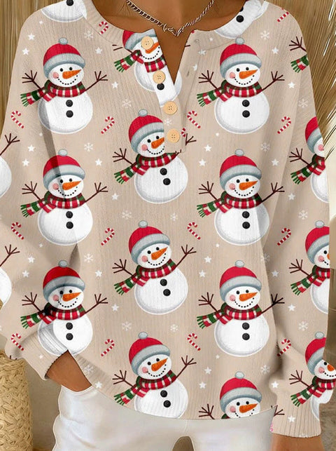 New retro 3D digital printing three-button stand-up collar Polo sweater m302116