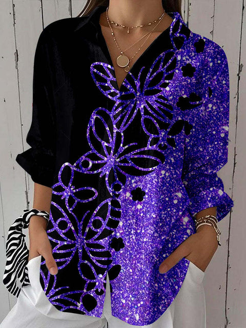 Spring and Autumn Printed Shirt m301705