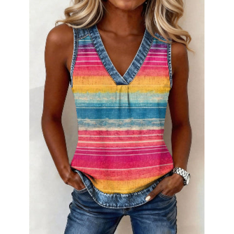 Casual plaid sleeveless vest small suspender m302807