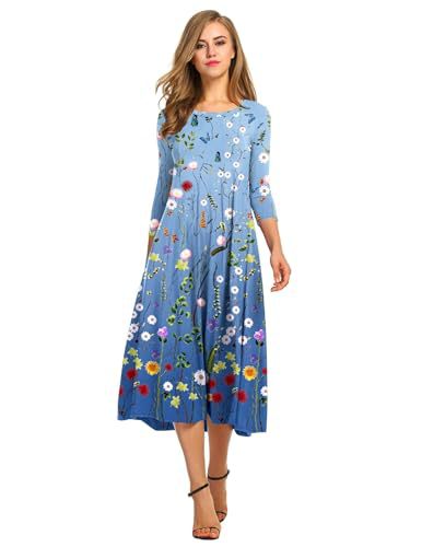 Autumn and winter dress solid color fashion big swing dress m302776