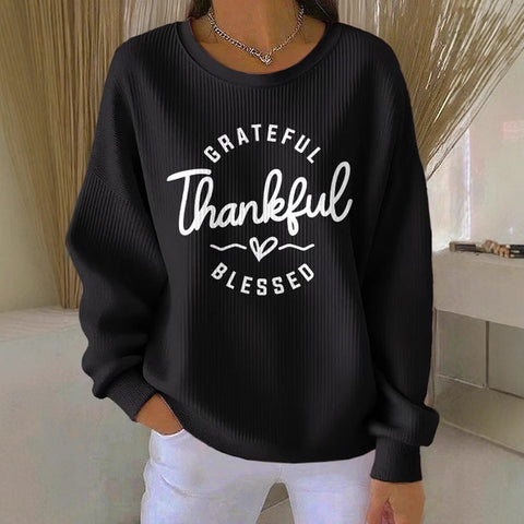 Knitted top snowflake christmas tree mix and match casual commuter sweater m302212