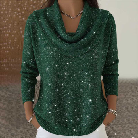 Autumn and winter new solid color long-sleeved top sweater m302155-1