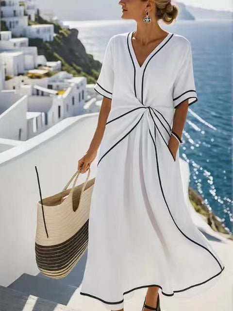 New Pomisian style temperament elegant dress m302459