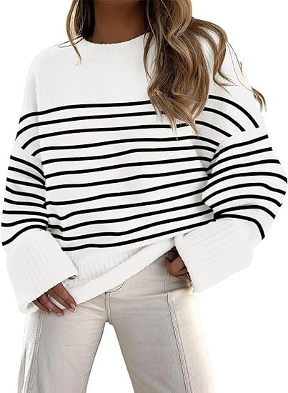 Women's sweater women's autumn and winter round neck pullover loose plush thick m301609