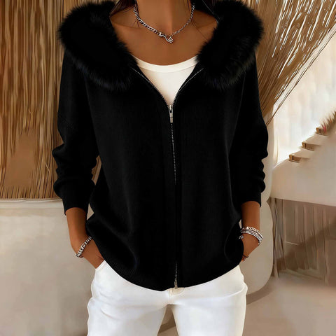 Casual Christmas Hooded Sweater Cardigan Sweater m302111