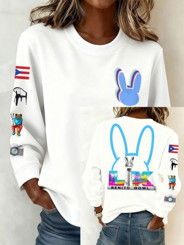 Knitted Women's Christmas Crew Neck Long Sleeve Pullover Women's m302124