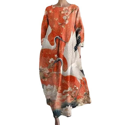Crew neck sweet women's dress new dress m301069