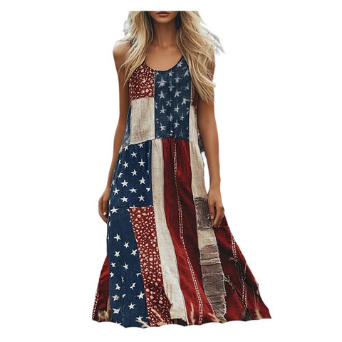 Women's trendy brand loose floral element casual dress m302069