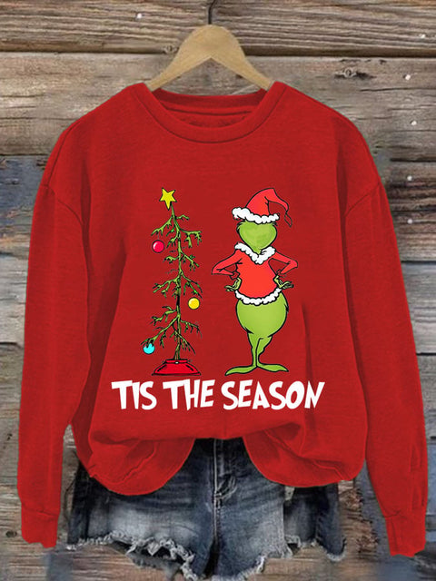 Casual floral 3D printed crew neck sweater m302127
