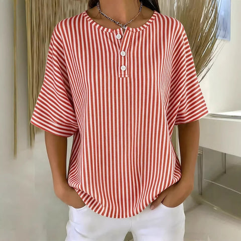 Ladies print European and American casual short sleeve m302714