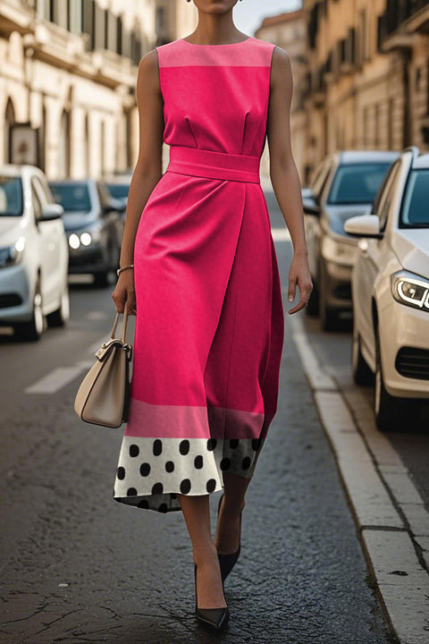 Timeless Elegant Dress Sleeveless Dress m301216