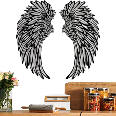 Décoration d'ailes en métal artisanale m3331010 