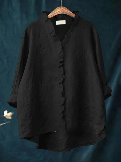Loose printing crew neck casual large size women's T-shirt m301280