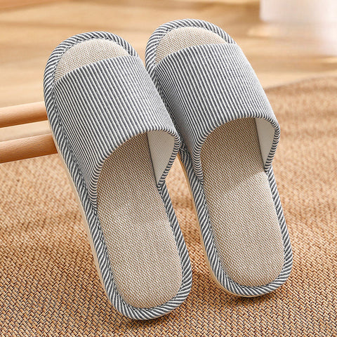 Season linen slippers female home m1915010543