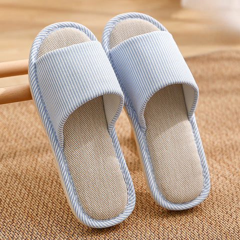Season linen slippers female home m1915010543